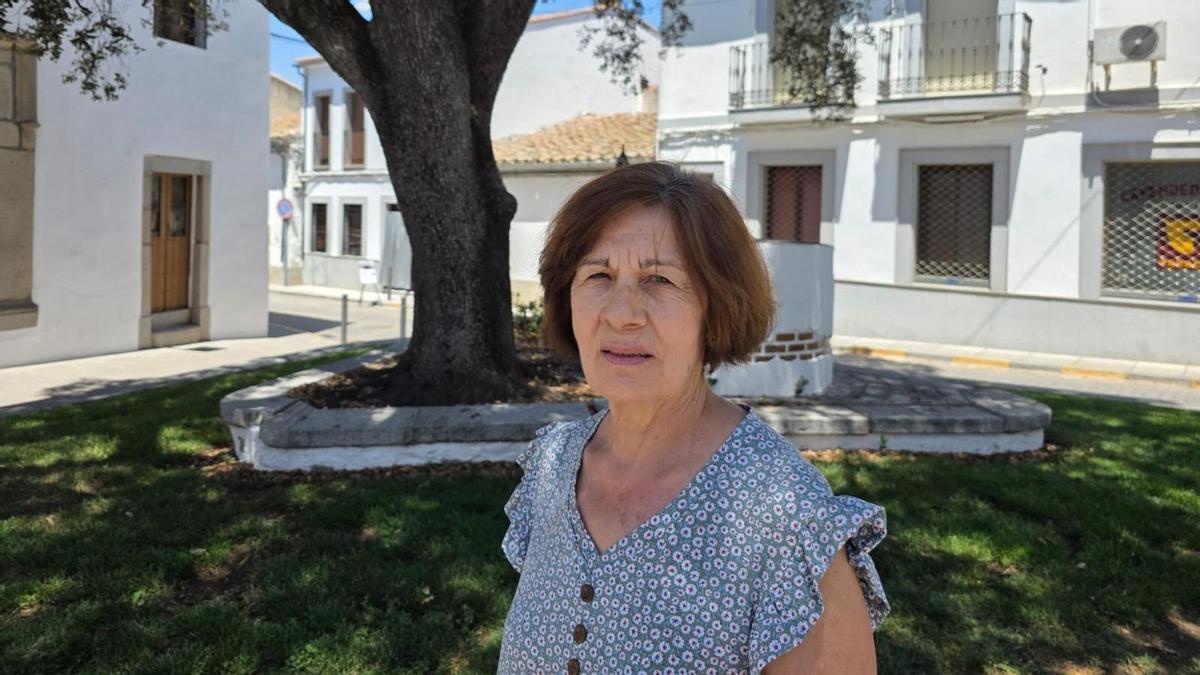 Dioni Sánchez, trabajadora del antiguo Régimen Especial Agrario en Pozoblanco, en la actualidad.