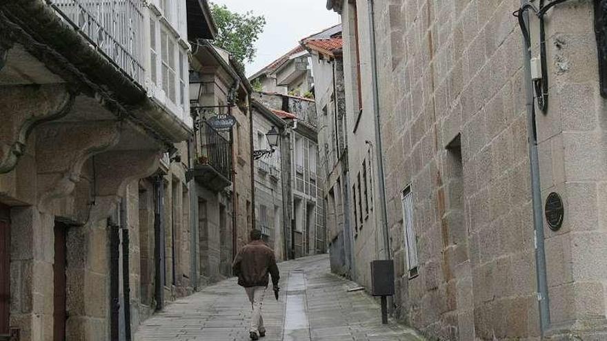 Una de las zonas rehabilitadas de Allariz. // Iñaki Osorio