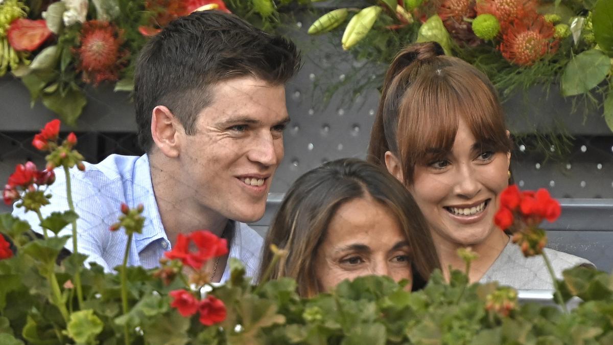 Aitana y Y Miguel Bernardeu en el Open de Madrid