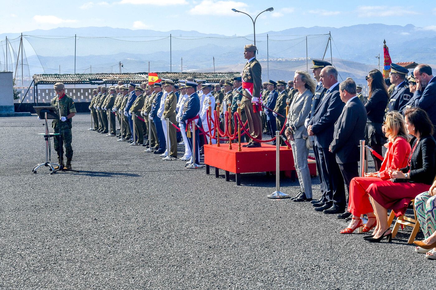 Celebración del día de la patrona de Infantería en Las Palmas de Gran Canaria