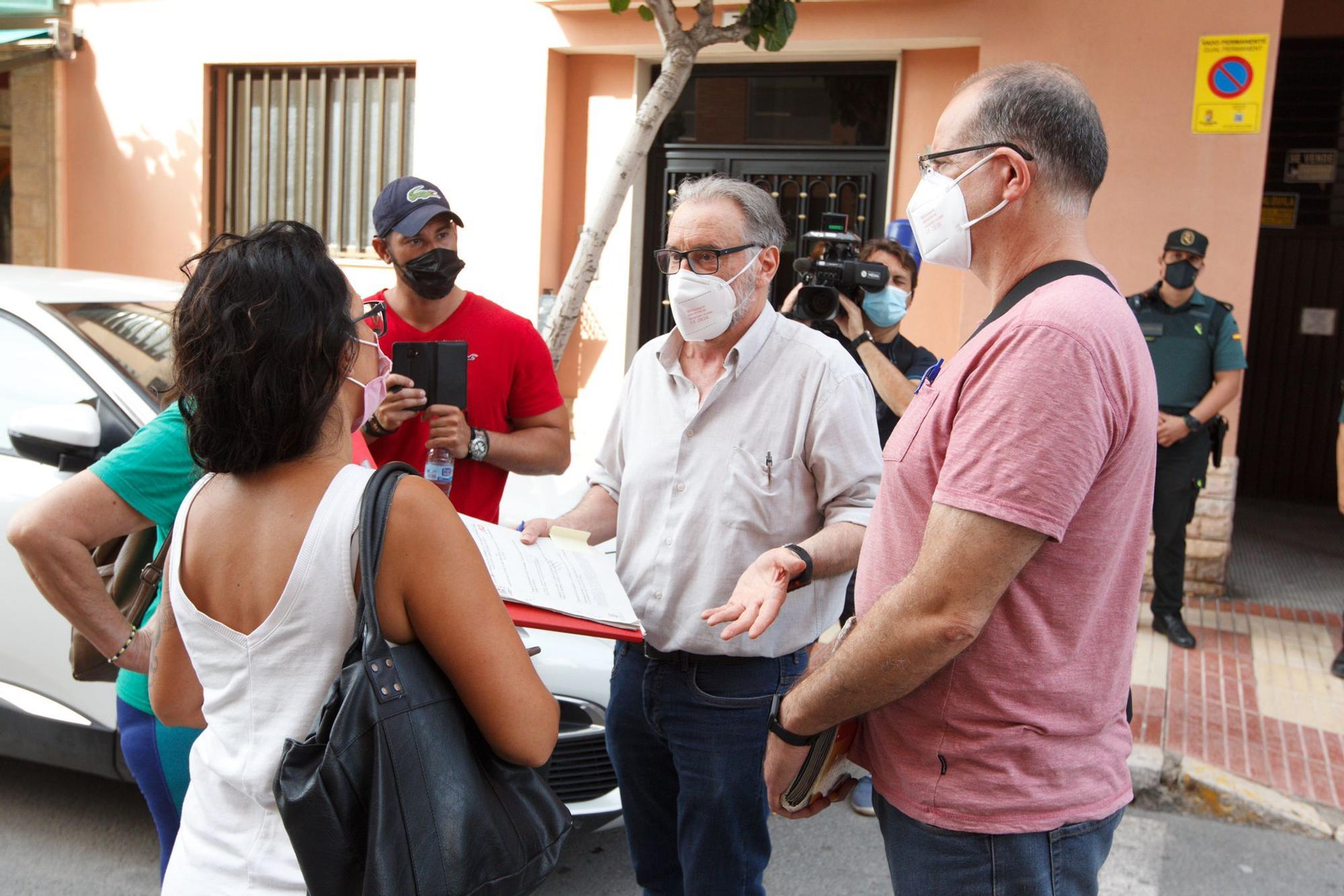 Desahucio paralizado por la movilización ciudadana en El Campello