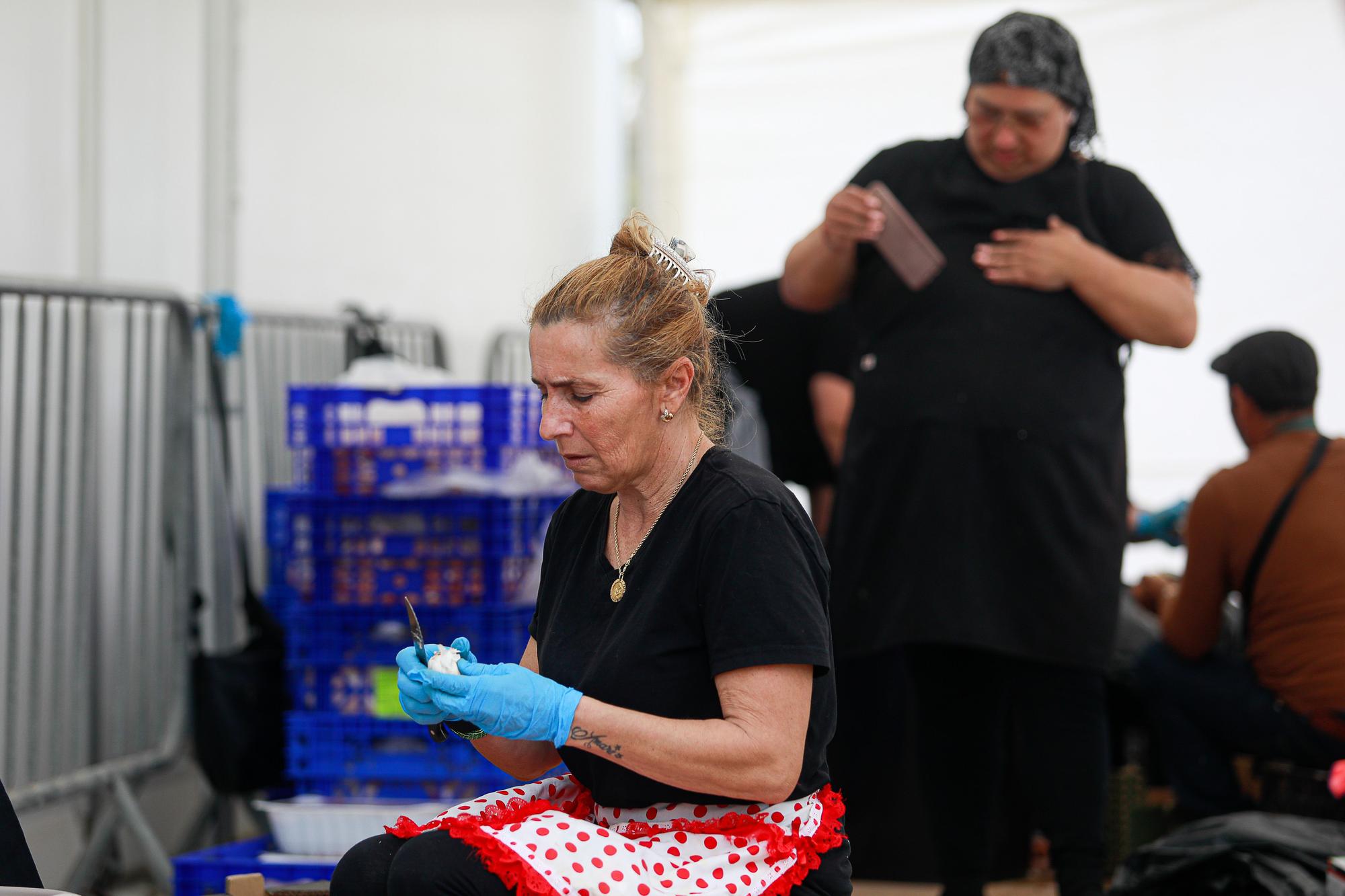 Preparativos de la boda gitana en Ibiza