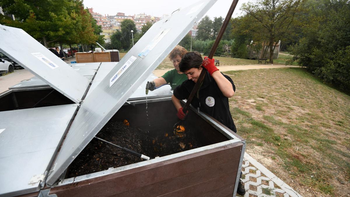 Encargadas del compostaje