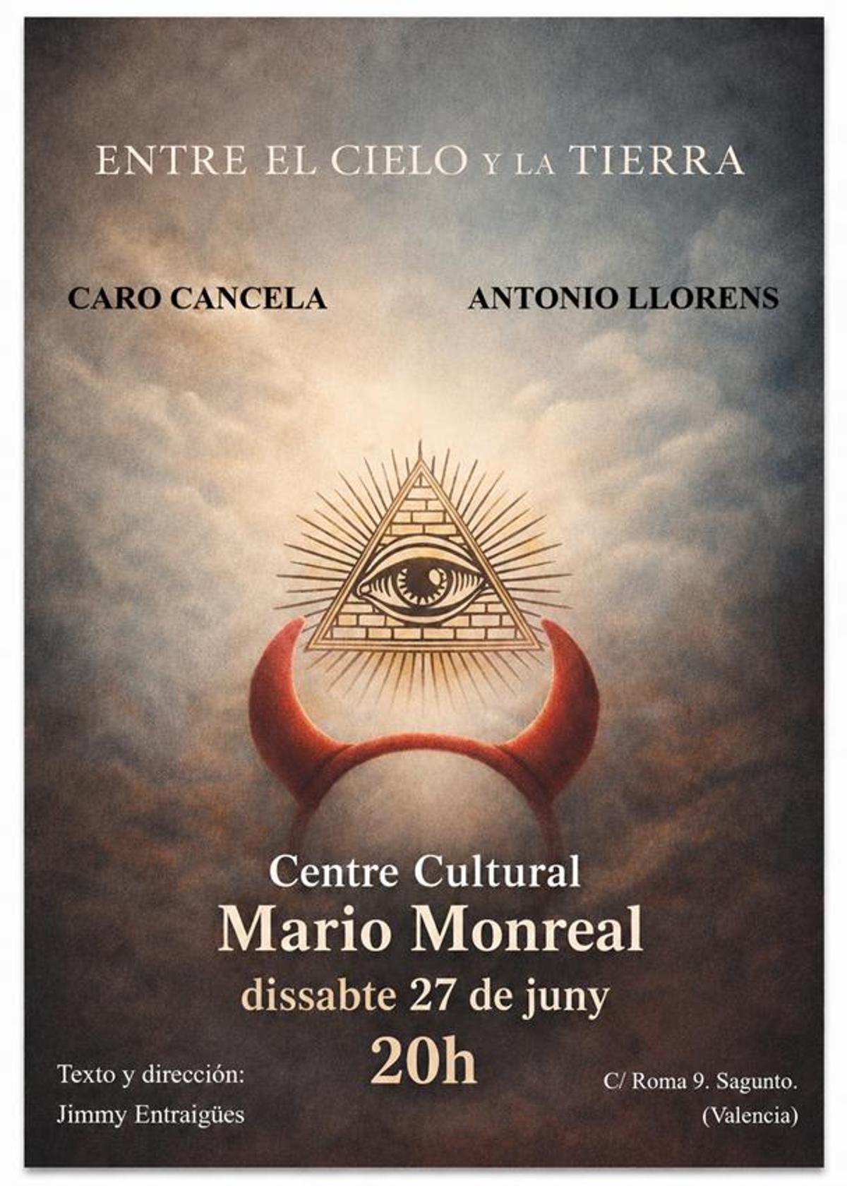 Cartel que muestra la programación y datos del espectáculo.