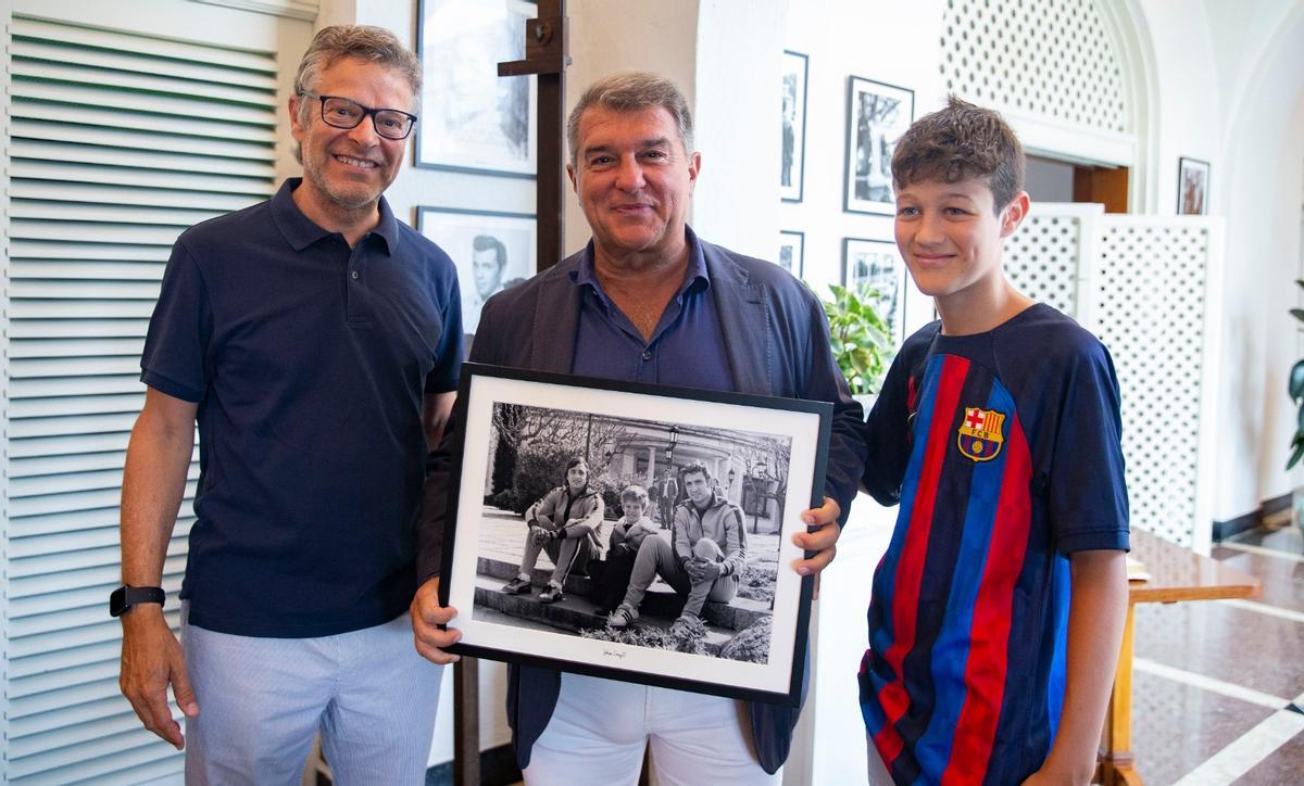 Joan Vehils explica la historia de su foto con Johan Cruyff