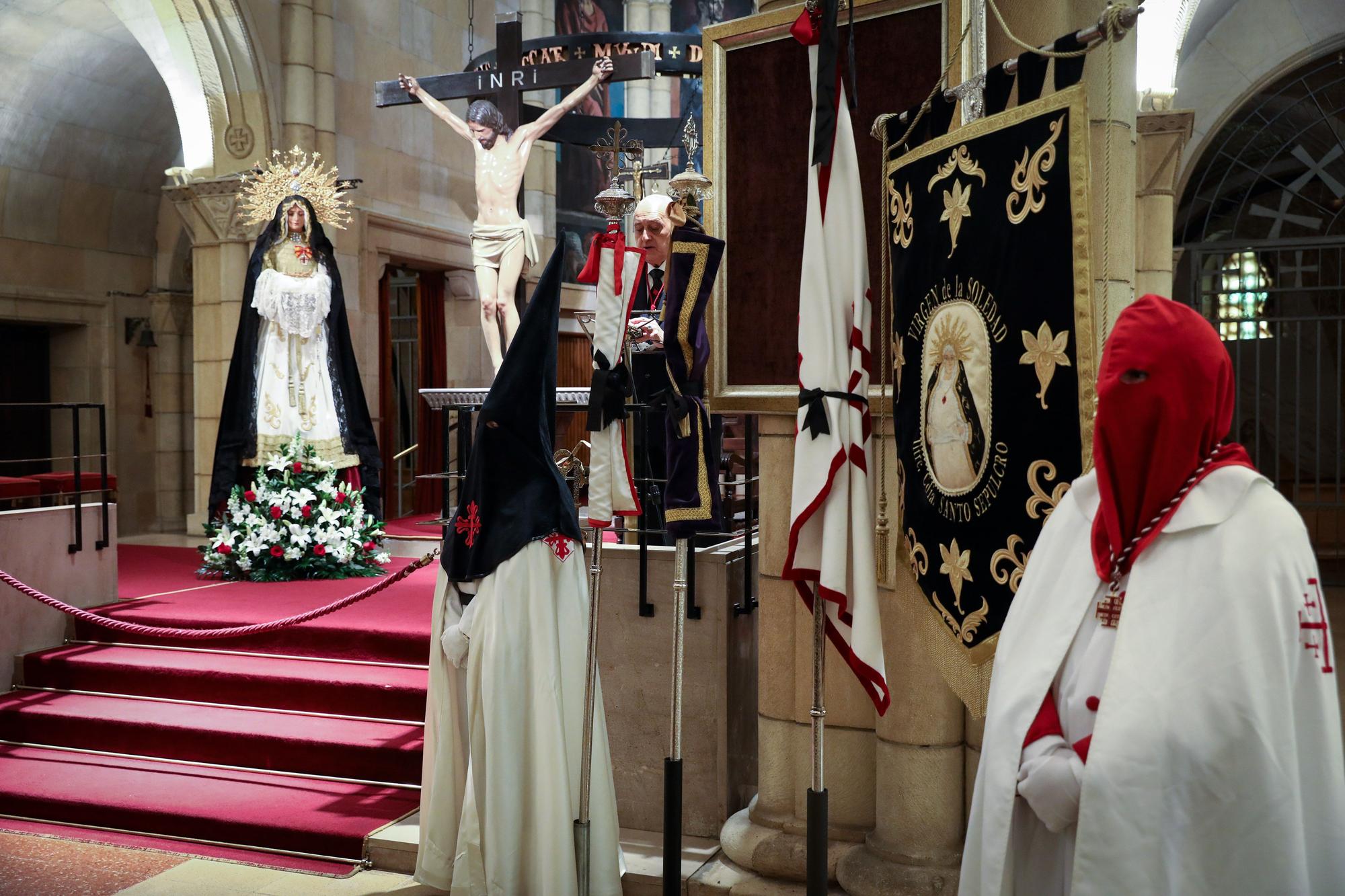 Celebración en San Pedro del rosario y acompañamiento a la Virgen de la Soledad