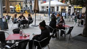 BARCELONA 17 12 2020 Sociedad  Bares  restaurantes y terrazas abiertas  en el barrio de Gracia  En la foto la terraza del Cafe del Sol   FOTO de RICARD CUGAT