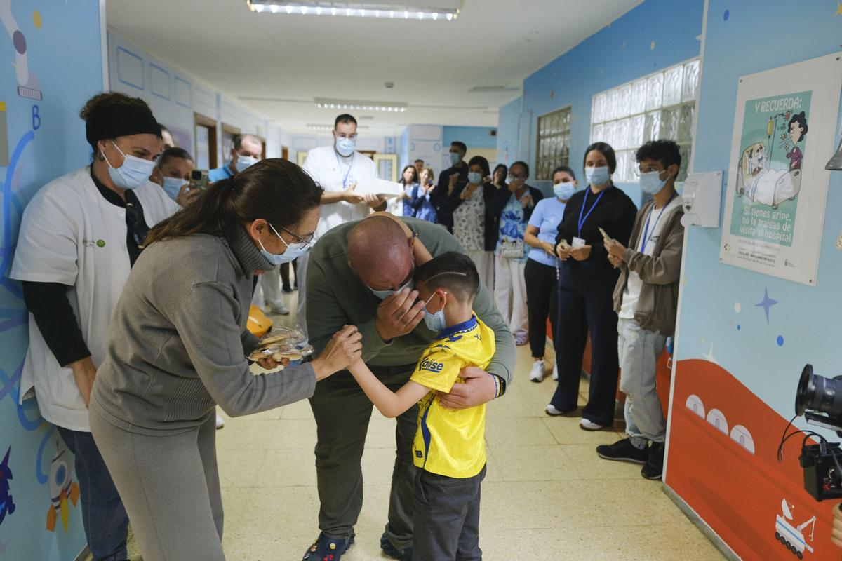 Elías, un niño grancanario de siete años, supera la leucemia Elías, un niño grancanario de siete años, supera la leucemia