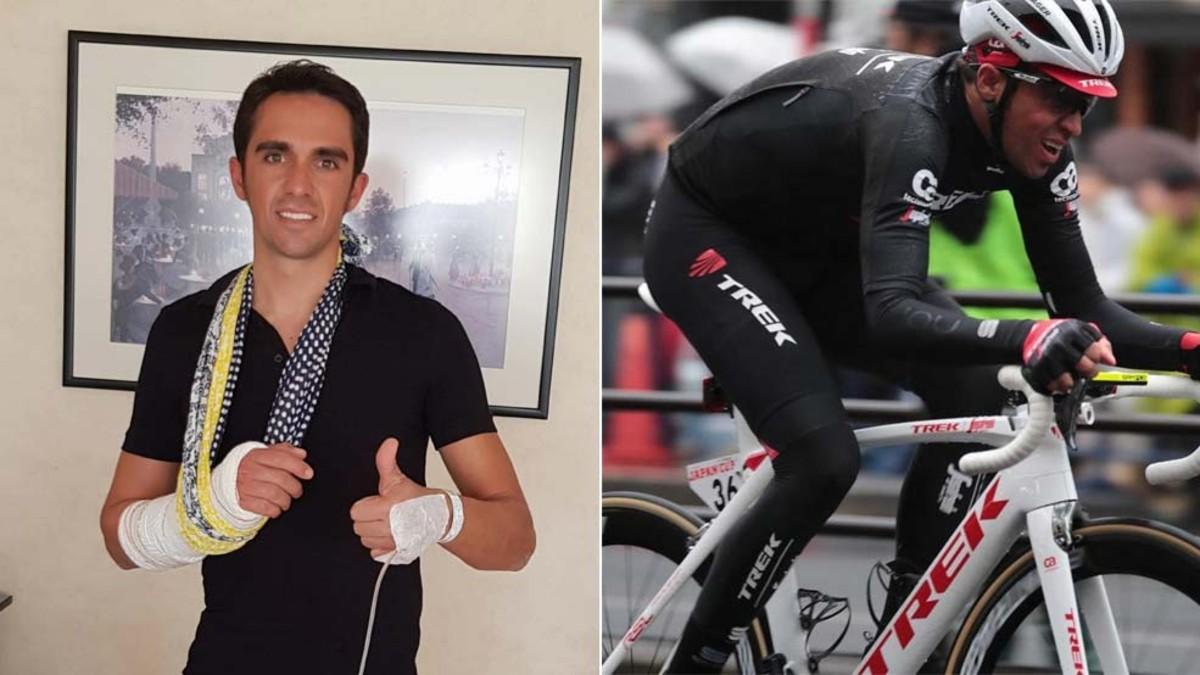 Alberto Contador, operado con éxito