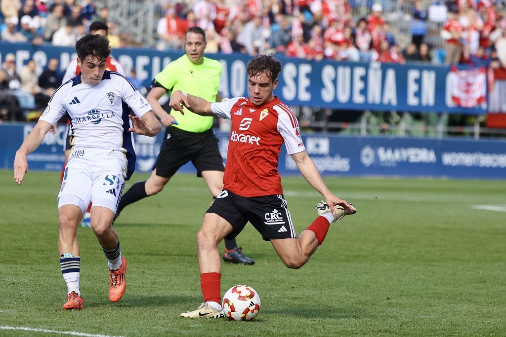 Las mejores imágenes de la goleada del Real Murcia al Marbella