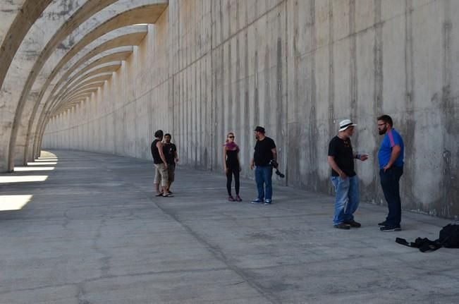 Martes 16. Rodaje de 'Alienígenas sin piedad' en el puerto de Tazacorte