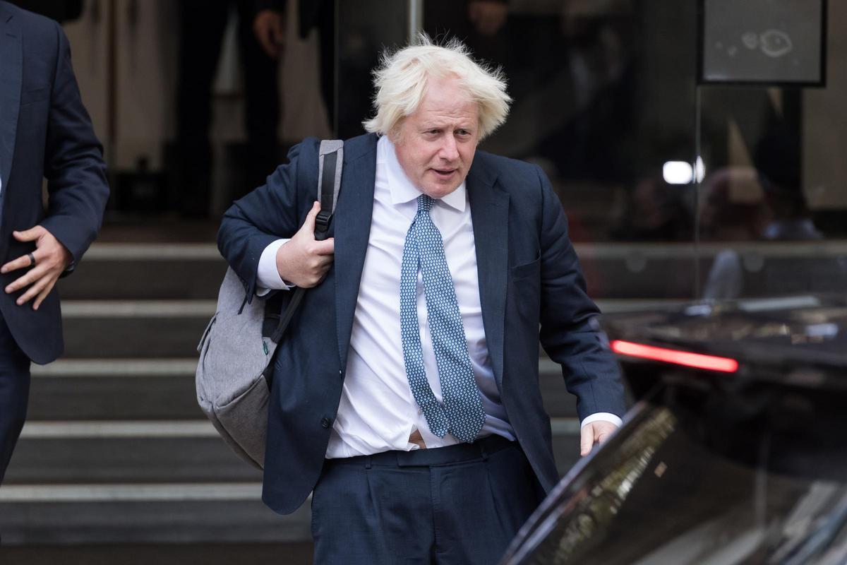 El ex primer ministro británico Boris Johnson