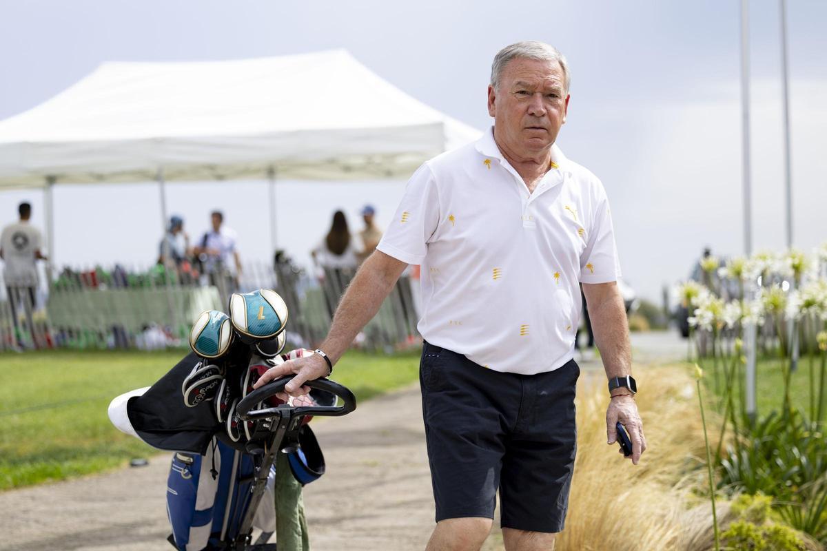 Javier Clemente en el Guardiola Legend Trophy, Torneo Golf.