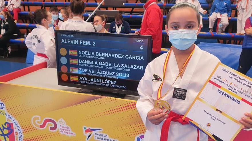 El Patiño Moaña suma siete medallas en el Nacional de Clubes