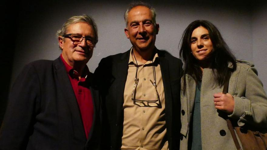 Enric Ruiz-Geli amb Dana Palmada i Joan Armangué. | JORDI BLANCO