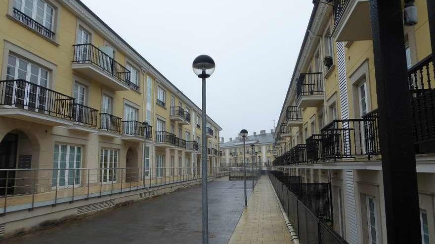 Urbanización en A Pezoca, en la rúa Chile, ejecutada por Invergar-Maferco.