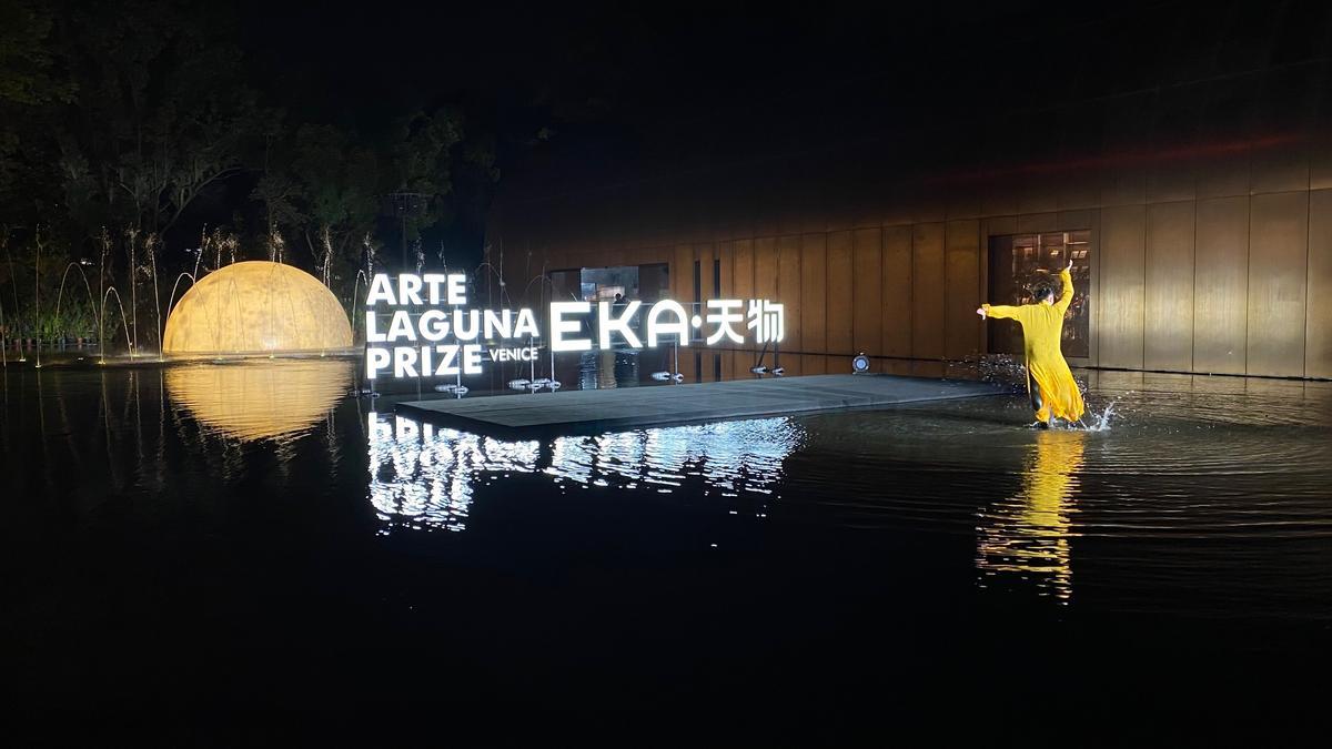 Inauguración del Arte Laguna en la ciudad de Shanghái.