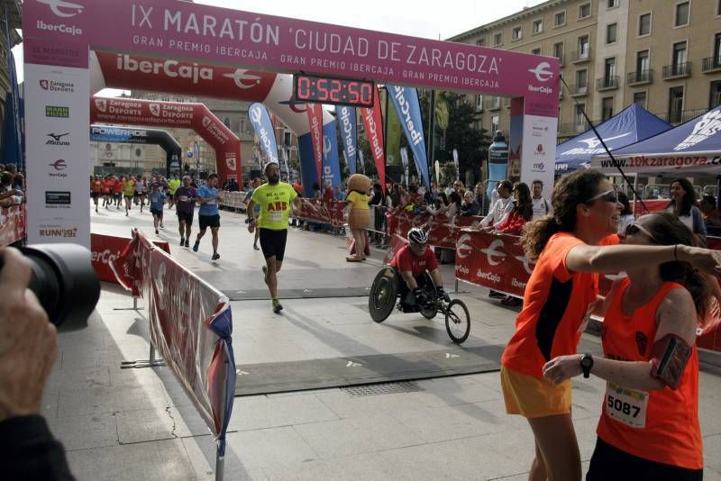 Fotogalería del IX Maratón de Zaragoza