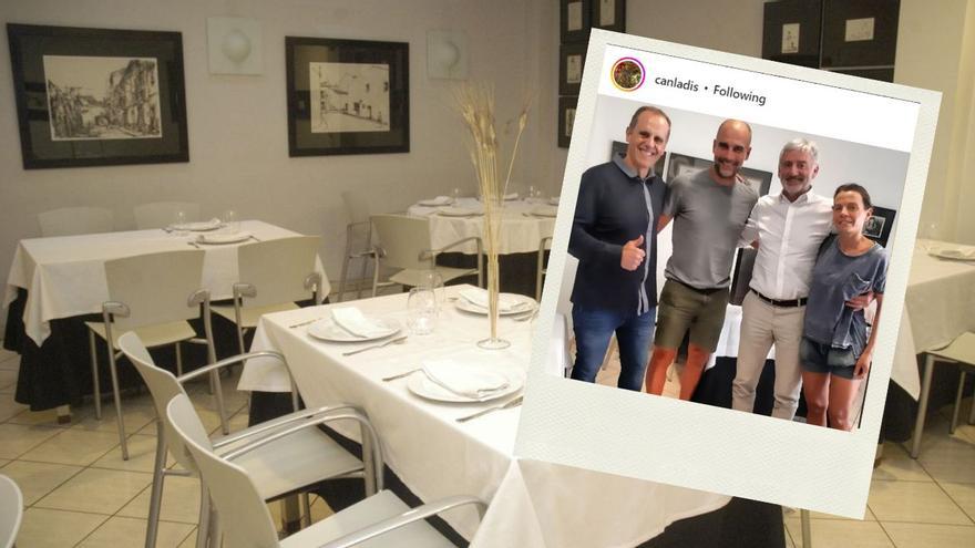 Pep Guardiola, comensal sorpresa a Can Ladis de Sant Fruitós