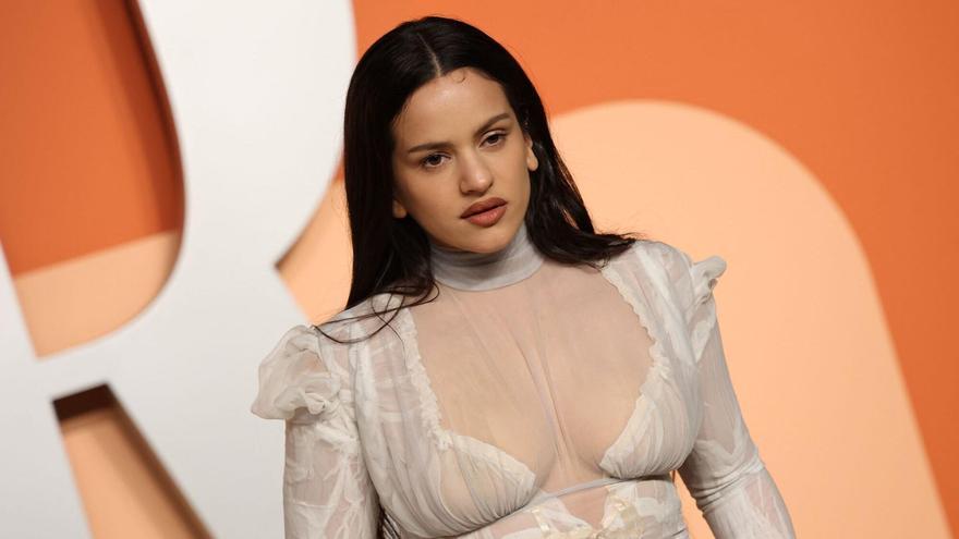 Rosalía en la fiesta de Vanity Fair después de los premios Oscar