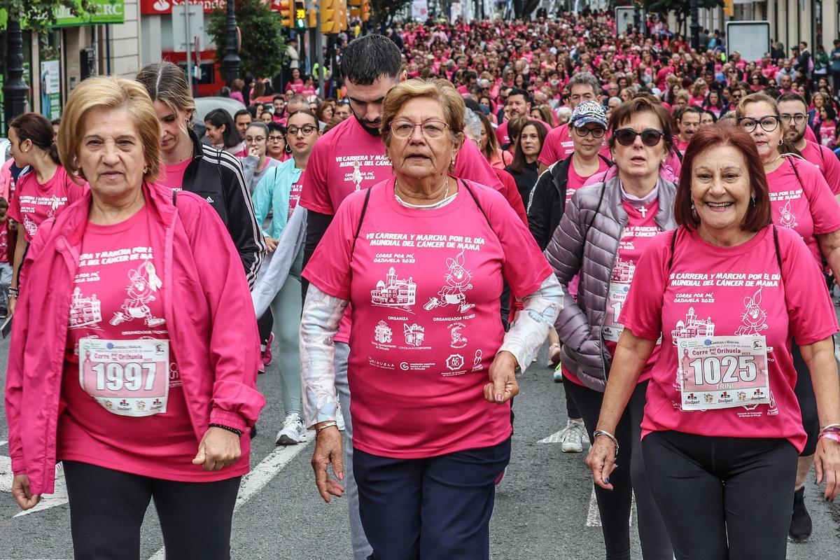 VII carrera y marcha contra el Cáncer de Mama en Orihuela