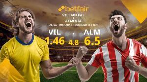 Villarreal CF vs. UD Almería: horario, TV, estadísticas, clasificación y pronósticos