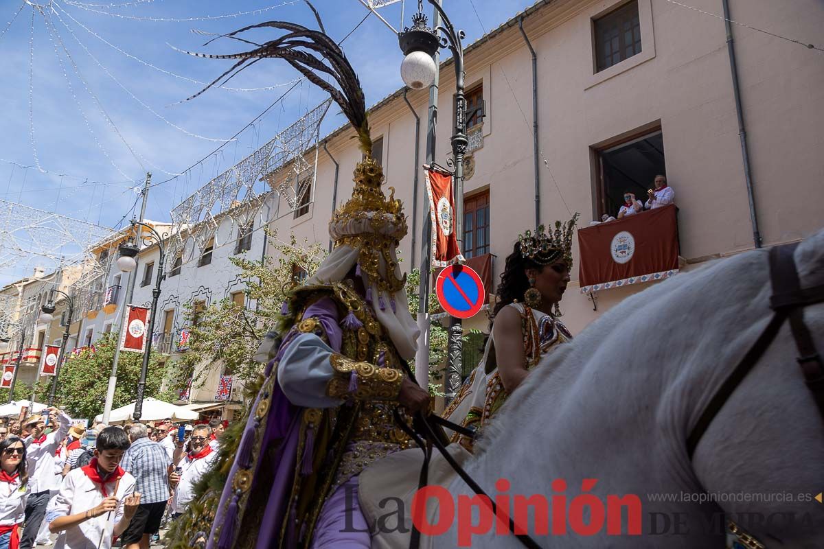 Moros y Cristianos en la mañana del dos de mayo en Caravaca
