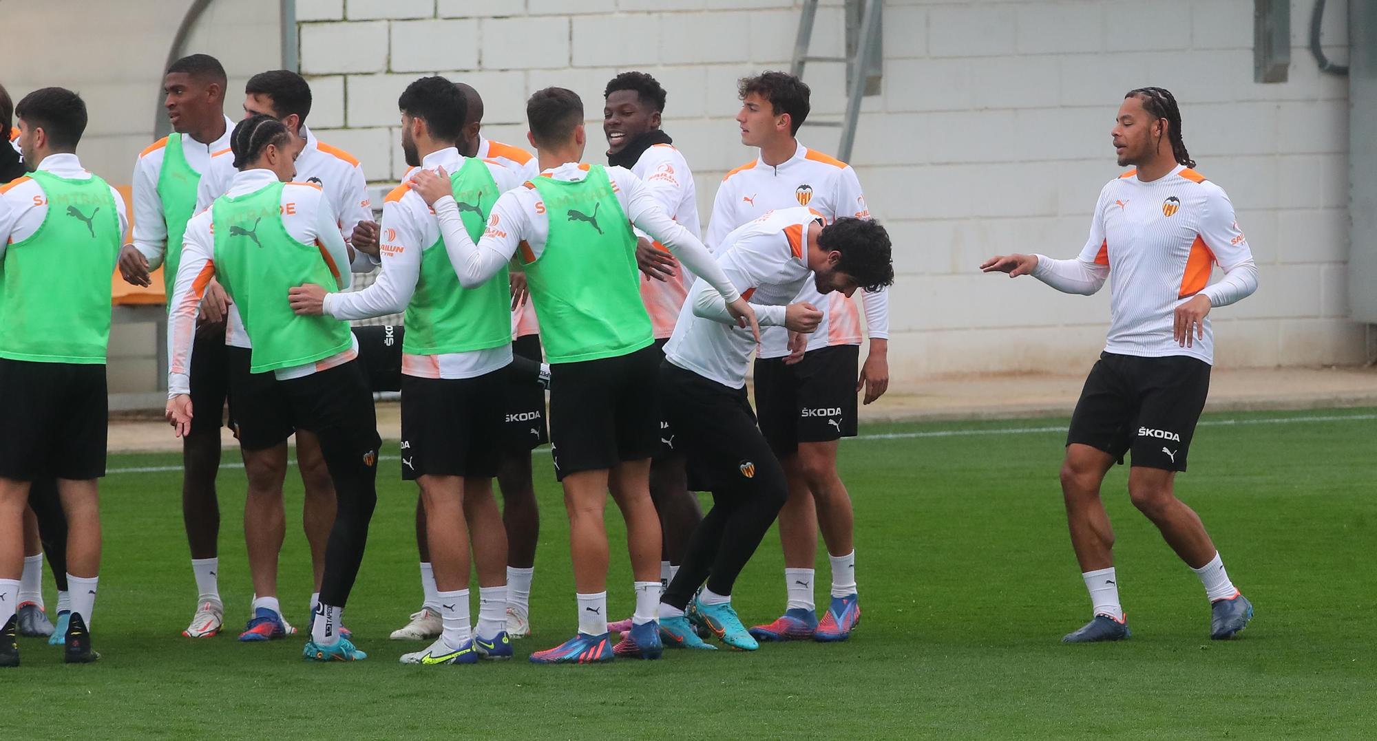Así ha sido el entrenamiento de hoy del Valencia CF