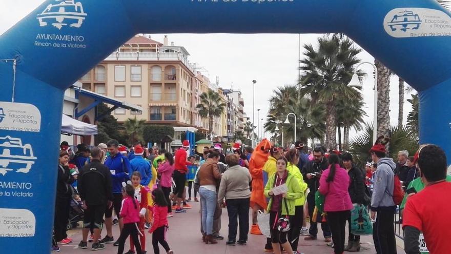 Edición anterior de la San Silvestre en Rincón de la Victoria.