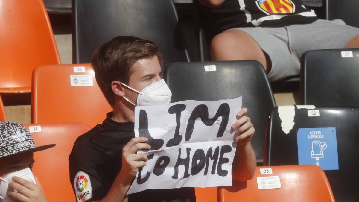 Las protestas de Mestalla.