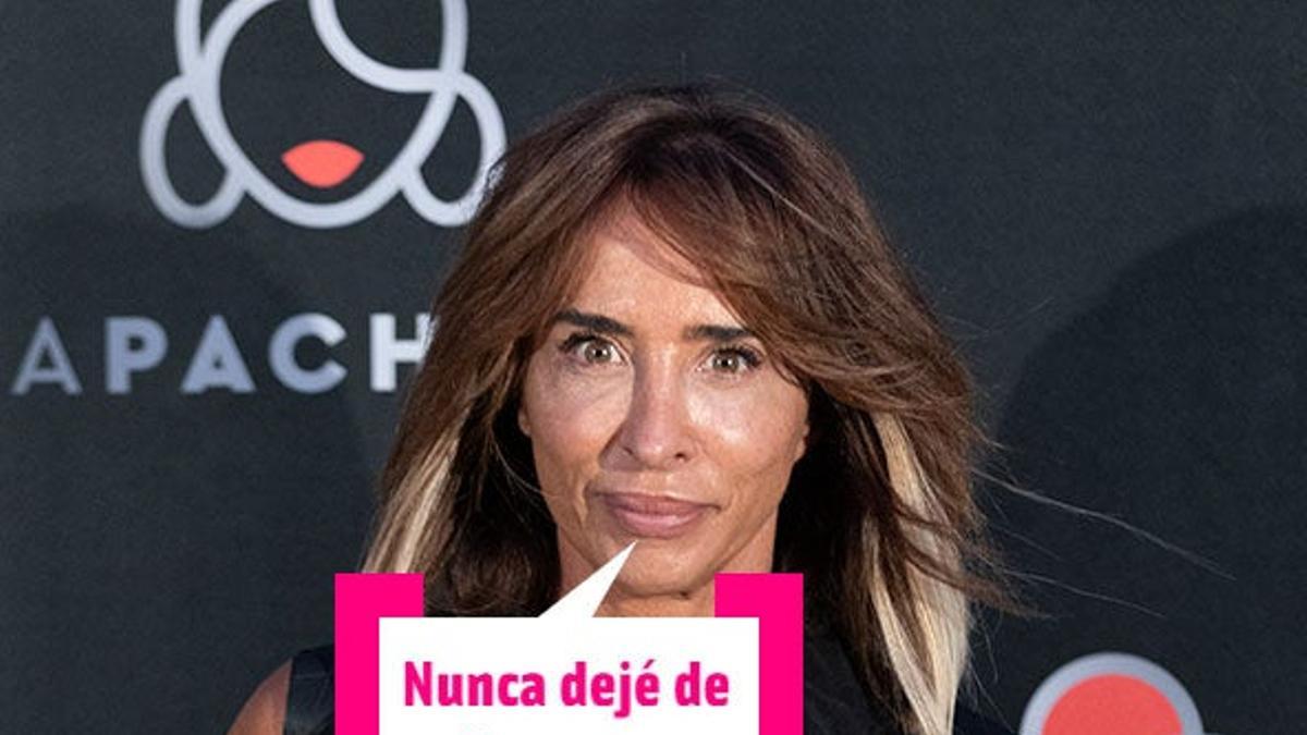 María Patiño en un photocall