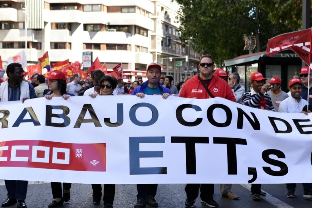 Manifestación del 1 de Mayo en Murcia