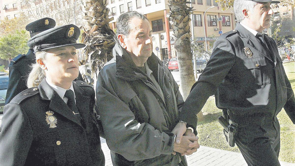 Rodolfo Eduardo Almirón, dirigente de la Triple A argentina detenido en Torrent. efe/m.bruque