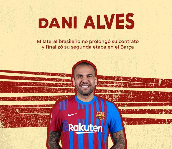 Dani Alves, tercero en no renovar su contrato