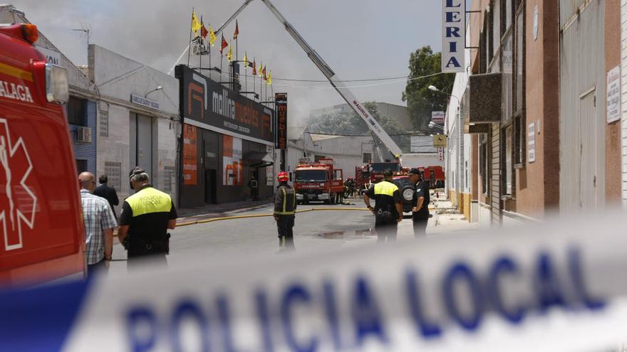 La E-1 durante un incendio en 2013.