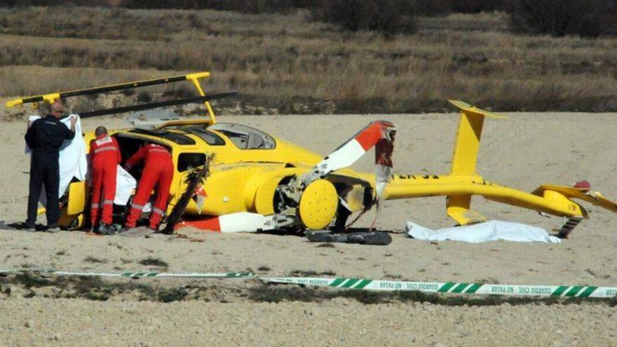 El juez reabre el caso del accidente de helicóptero que dejó seis muertos