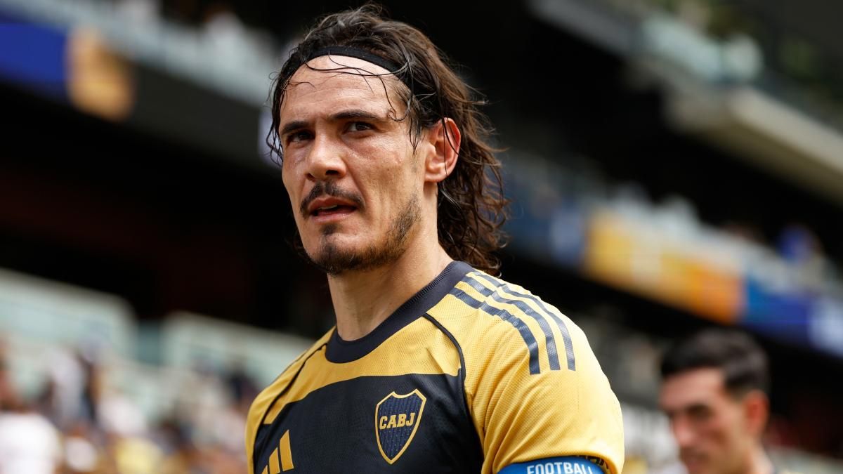 Edinson Cavani, capitán de Boca Juniors