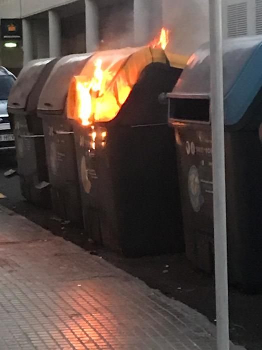 Arde otro contenedor de madrugada en Palma