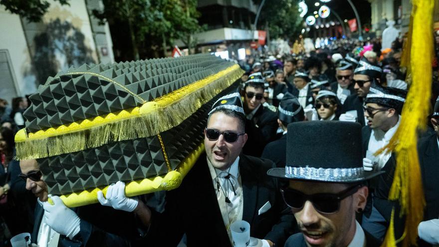 Entierro de la Sardina del Carnaval de Santa Cruz de Tenerife: horario, recorrido y calles cerradas al tráfico