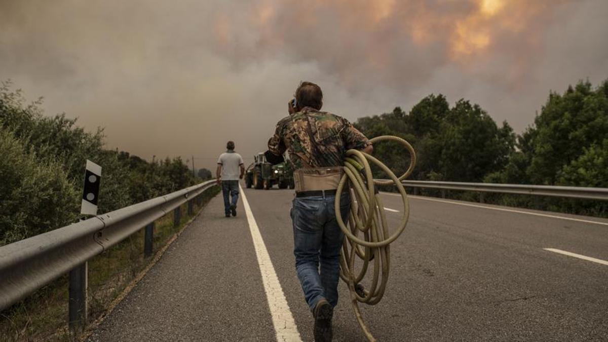 El incendio de la Sierra de la Culebra.