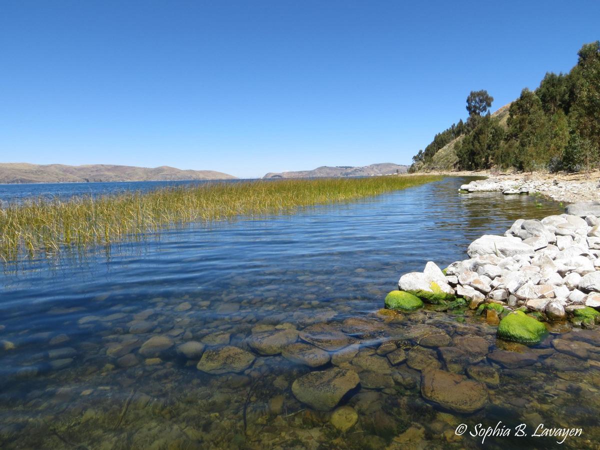 El nivel del lago va bajando de forma paulatina