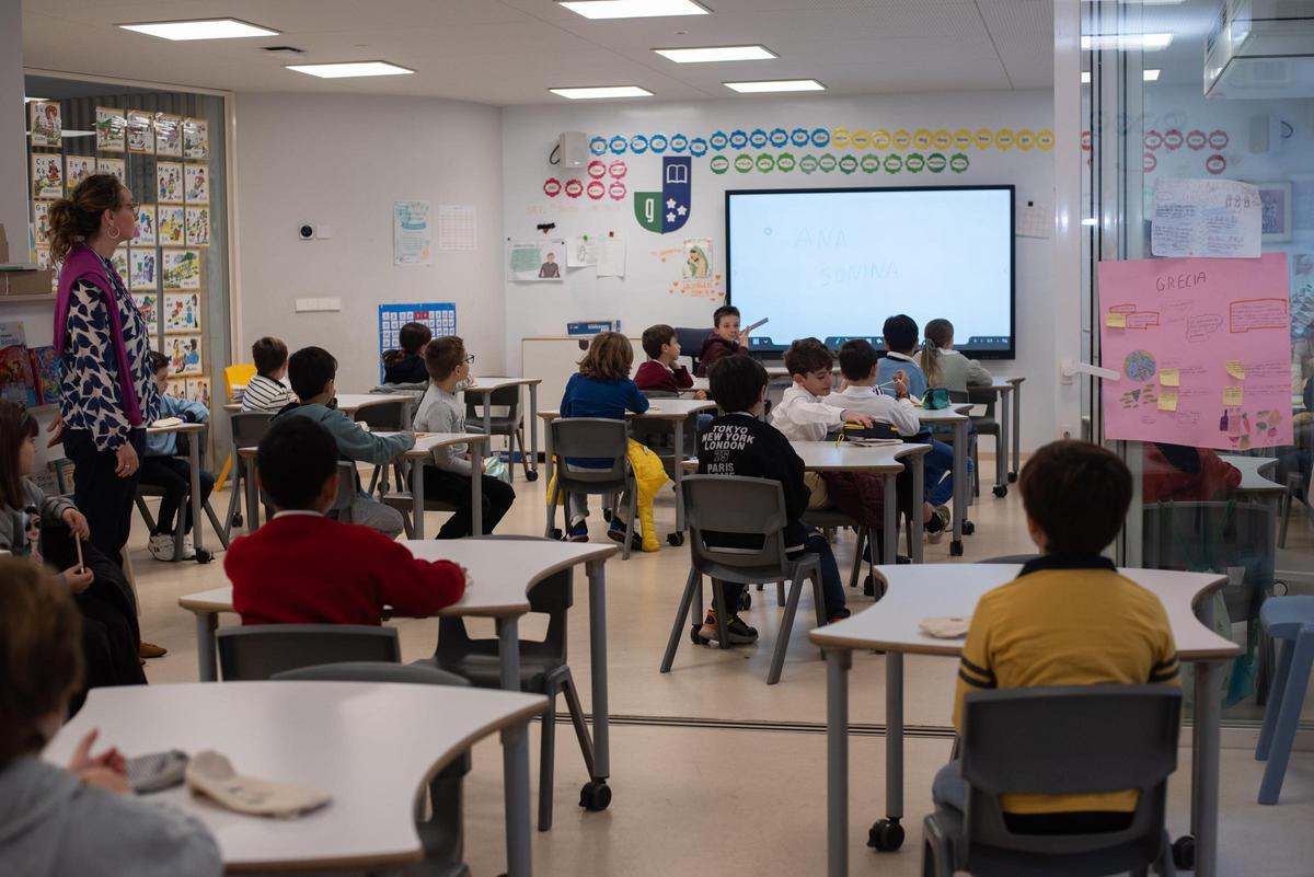 Alumnos durante la Jornada Matemática Valencia 2025