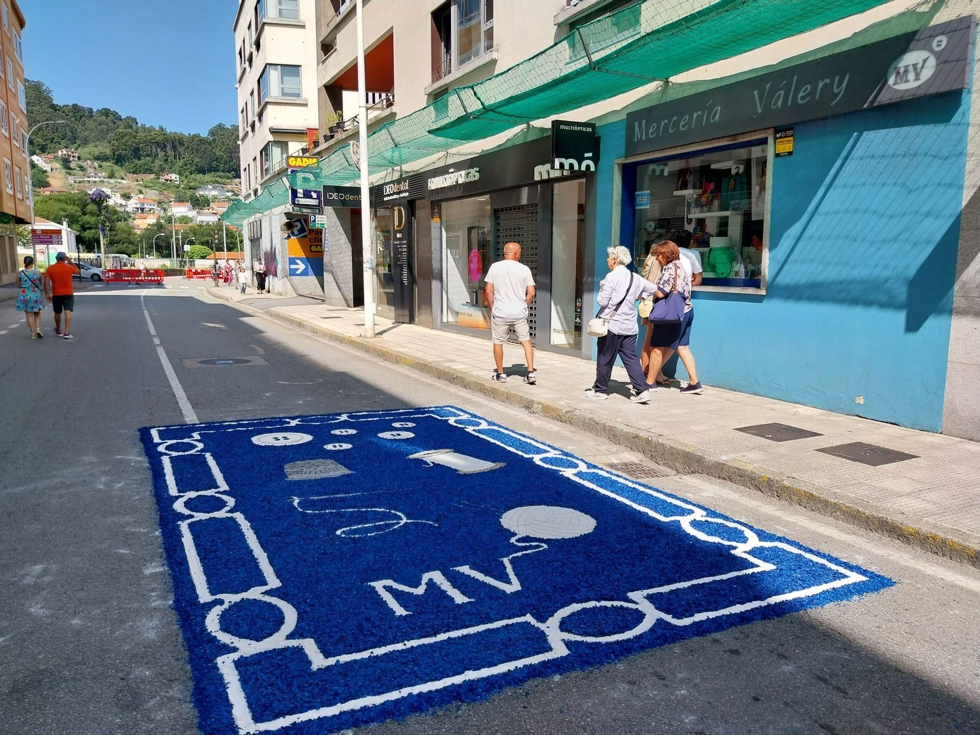 La fiesta de las alfombras florales del Corpus en Bueu (II)
