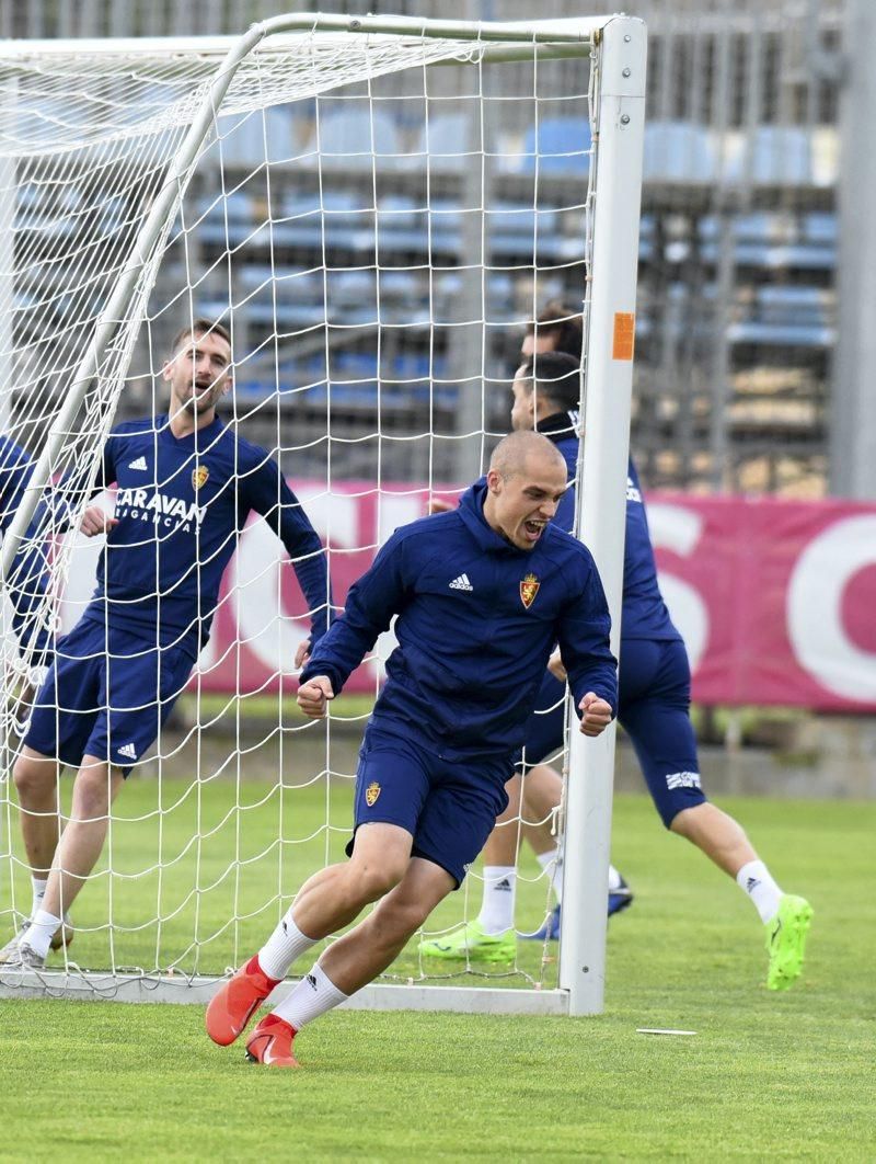 El Zaragoza se entrena