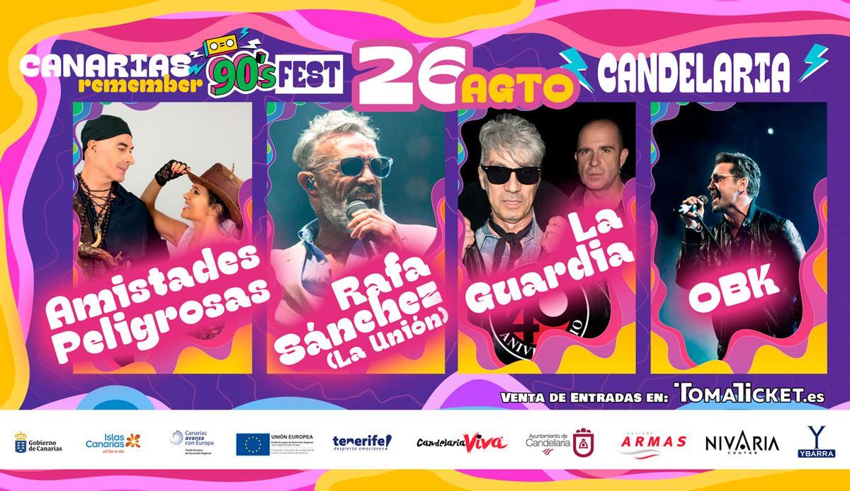 Canarias Remember 90's Fest en Candelaria
