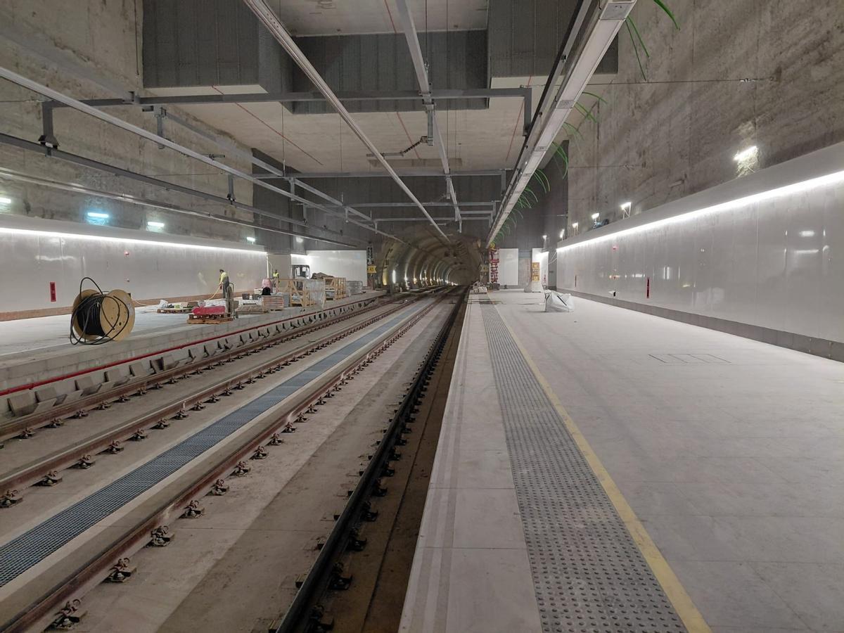 Así están las obras del acceso ferroviario de Rodalies al aeropuerto de Barcelona-El Prat Así están las obras del acceso ferroviario de Rodalies al aeropuerto de Barcelona-El Prat