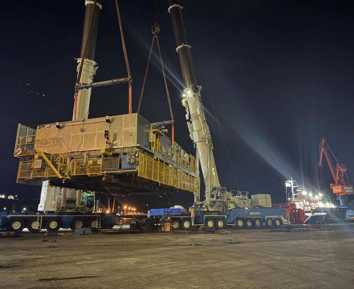 Imasa monta en El Musel cuatro carros para baterías de coque de Tata Steel