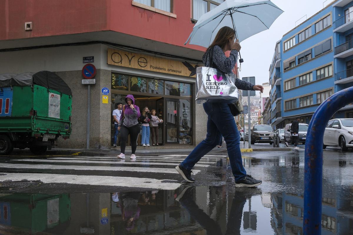 Lluvia en Las Palmas de Gran Canaria