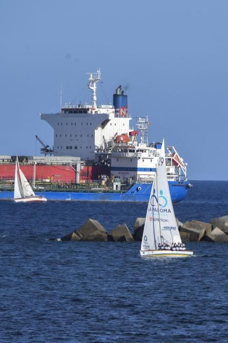 21-09-19 DEPORTES. BAHIA DEL PUERTO. LAS PALMAS DE GRAN CANARIA. Vela latina. Desempate Guanche-Tomás Morales por el título del Campeonato. Fotos: Juan Castro.  | 21/09/2019 | Fotógrafo: Juan Carlos Castro