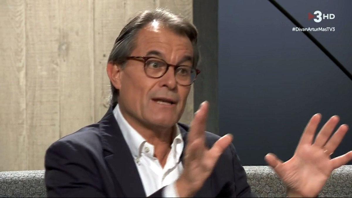 Artur Mas, en ’El divan’ de Sílvia Coppulo.